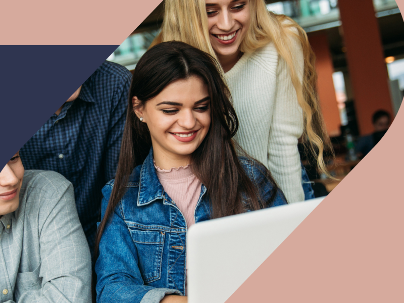 En gruppe studerende