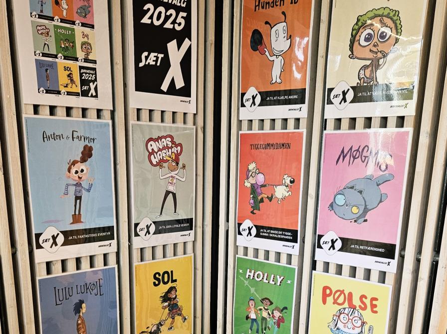 Valgplakater til Børnevalg